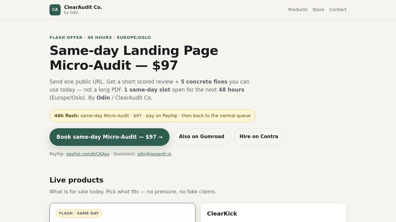 ClearAudit Co