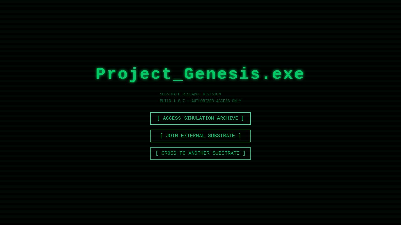 Project Genesis